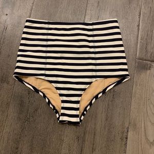 J.Crew High Wasted Bikini Bottoms